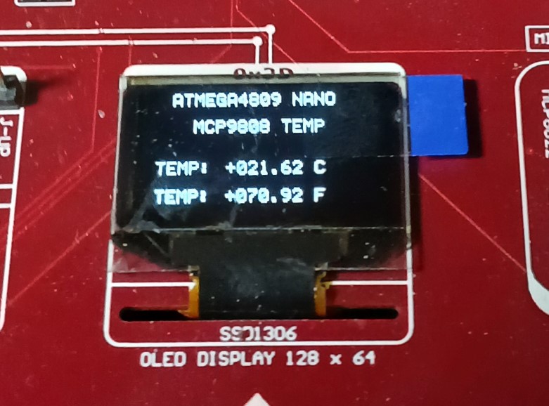 mcp9808 and oled